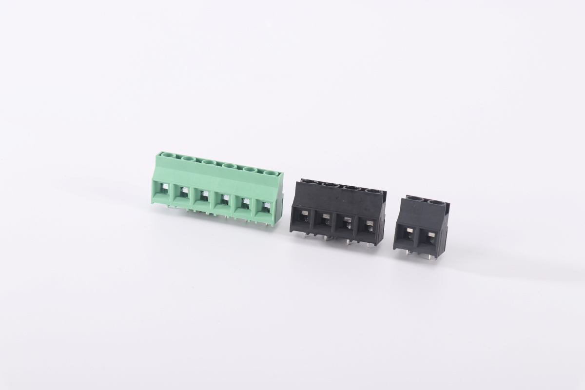 9.5mm Pitch Fast Splice Electric Bus Bar Push Din Rail Barrier Connection Copper Pcb Screw Terminal Block