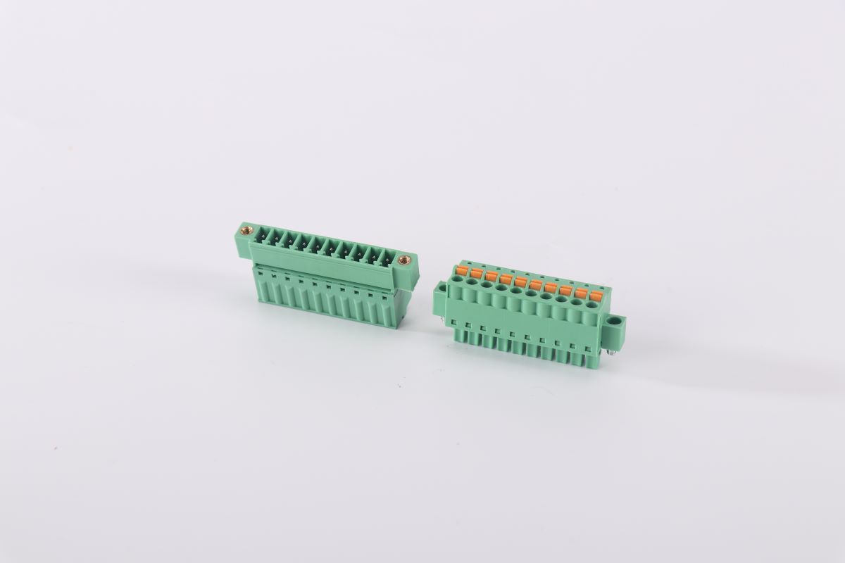 Pitch 3.5mm 3.81mm Strong Electrical Conductivity Switch Weidmuller Pluggable Terminal Block