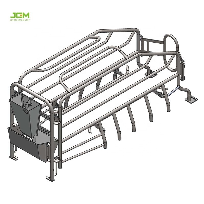 Portable Piglet Nursery Pen Galvanized Pig Farrowing Crate Nest Farming Equipment