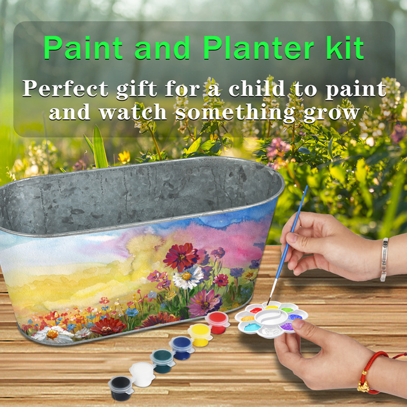 creative Indoor flower Kids planting kit Mini Garden Kids Garden Toy Educational Toy Christmas gift