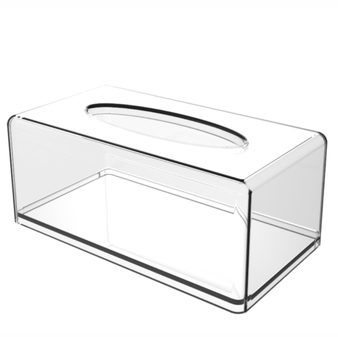 Clear Acrylic Tissue Box,Bathroom Facial Napkin Box Holders, Table Clear Dryer Sheet Dispenser for Bathroom, Kitchen