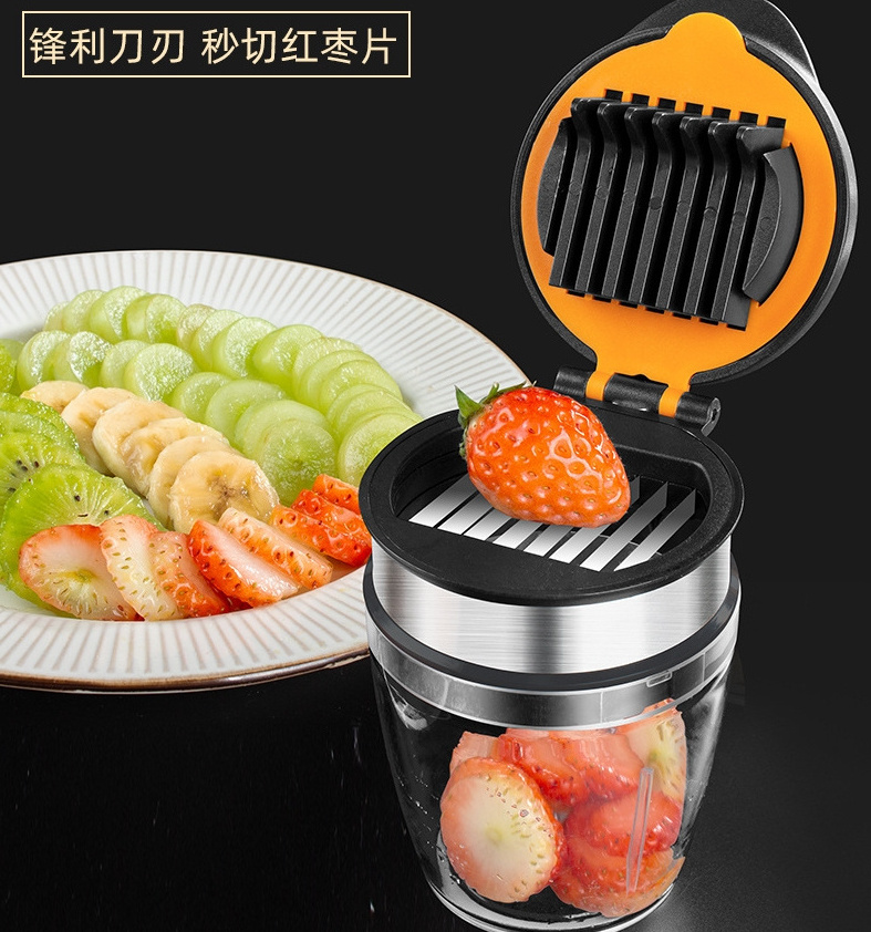 Heavy Duty Stainless Steel Strawberry Egg Banana Kiwi Slicer for Soft Fruit,Quickly Making Fruit Vegetable Salad