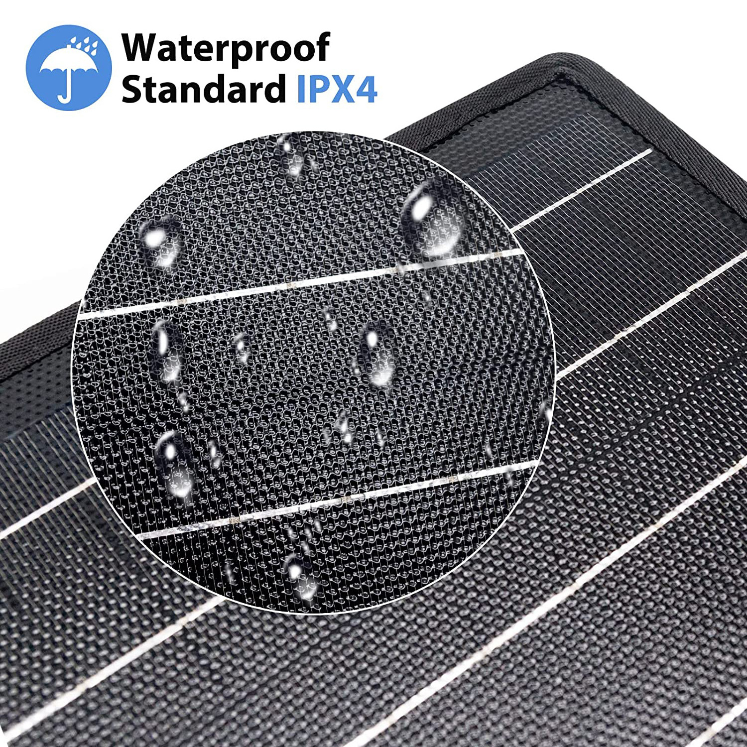 18 Voltage 60 Watts Portable Foldable Solar Panel Solar Battery Chargers with Waterproof Trickle Charger for Car