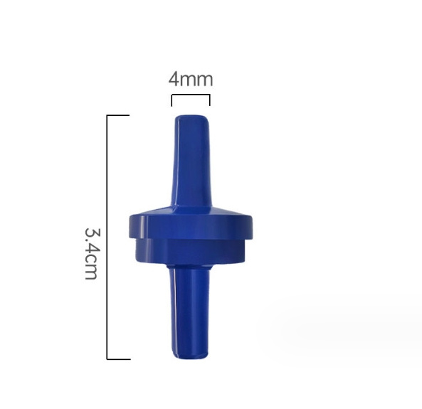 Aquarium blue oxygen pump check valve Oxygen pump plastic check valve to prevent water overflow