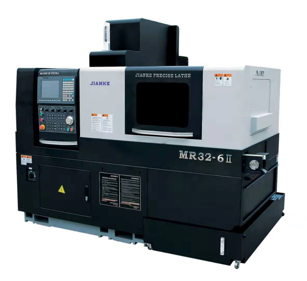 JIANKE MR326 Sliding CNC lathe 6 axis double spindle  Swiss Type CNC Lathe  longitudinal turning milling CNC lathe