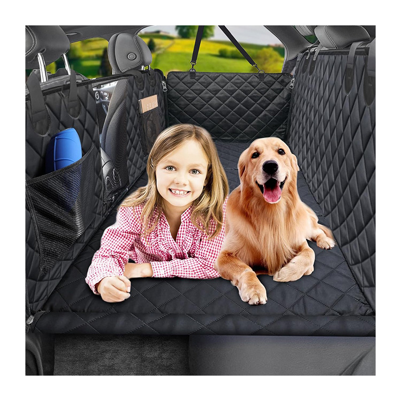 Car Accessories Print On Demand Protector Pets Car Cover Seat Hammock Back Seat Waterproof Dog Car Seat Cover