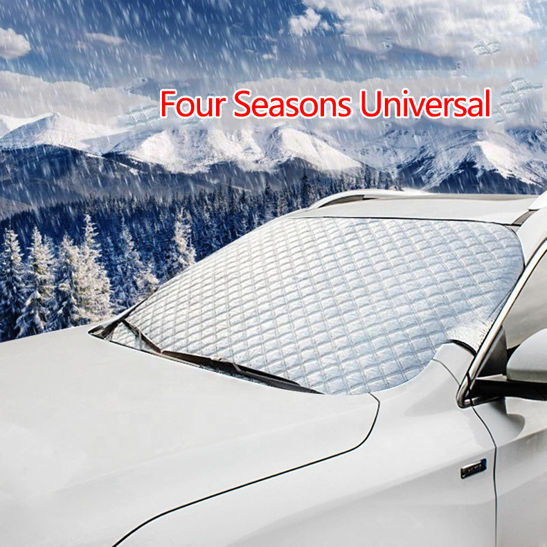 Car sunshade Waterproof Magnetic Windshield Cover Oxford Fabric Sunshade cover Snow Cover for Ice Snow Sun