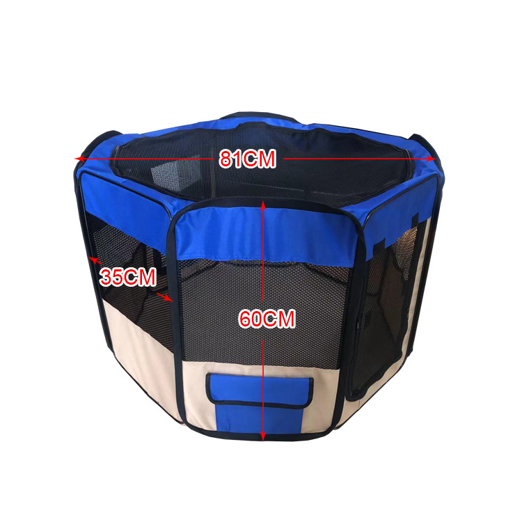 Portable Folding Pet Car Seat Dog House Cage Dog Cat Tent Playpen Puppy Kennel Octagonal Fence Car Pet