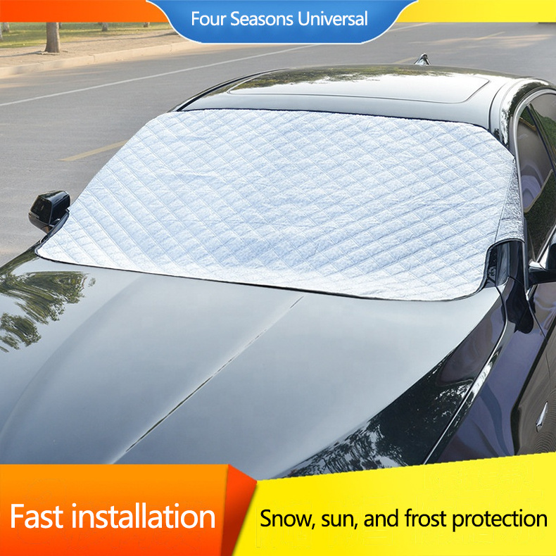 Car sunshade Waterproof Magnetic Windshield Cover Oxford Fabric Sunshade cover Snow Cover for Ice Snow Sun