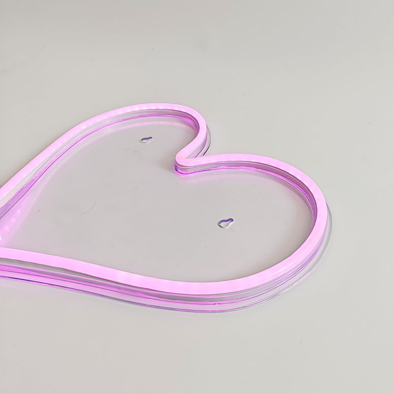 China Manufacturers Custom Flex Lamp Flexible Family Party love  USB Led Signs Neon Light