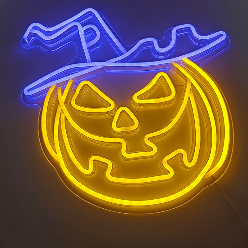 Halloween Festival Bar Store Home Decoration White Skull Skeleton Neon Light Sign