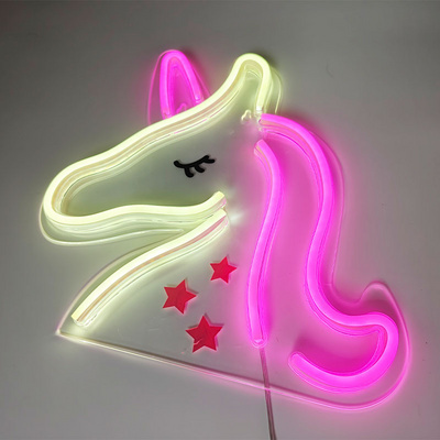 Custom Neon Sign unicorn Home Wall ps 12v Led Neon Lights For Gaming Decor