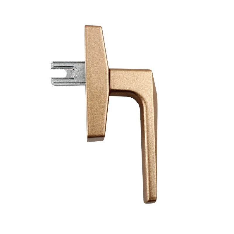 champagnev European style sliding window handles aluminum window and door hardware fitting good use handle for window