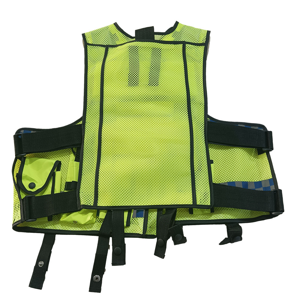 Towintec Reflective Tactical Security Vest Double Net Multifunctional Vest Heavy Duty Premium Safety Vest