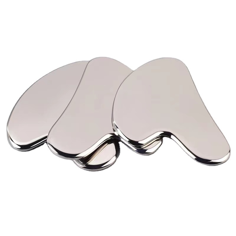 Face Massage Roller Scraper Stainless Steel Gua Sha Facial Tool Guasha