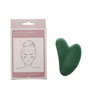 Green Aventurine Massage Tool Guasha Tool for Face and Body Skin Massage Gua Sha Set Jade Stone Gua Sha