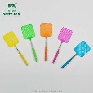 Colorful Household Extendable Stainless Steel Plastic Fly Swatter