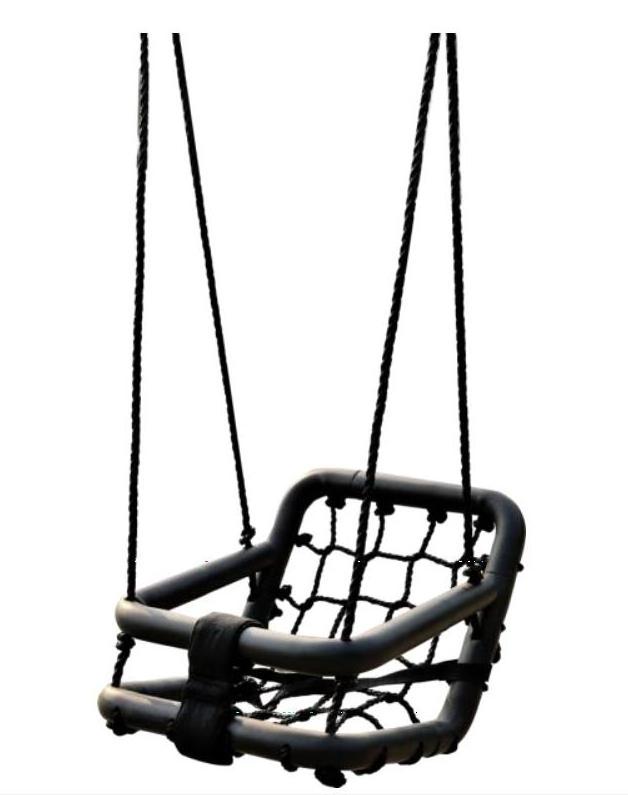 Single Seat Outdoor Indoor Home Baby Mesh Rope Swing