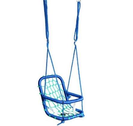 Single Seat Outdoor Indoor Home Baby Mesh Rope Swing