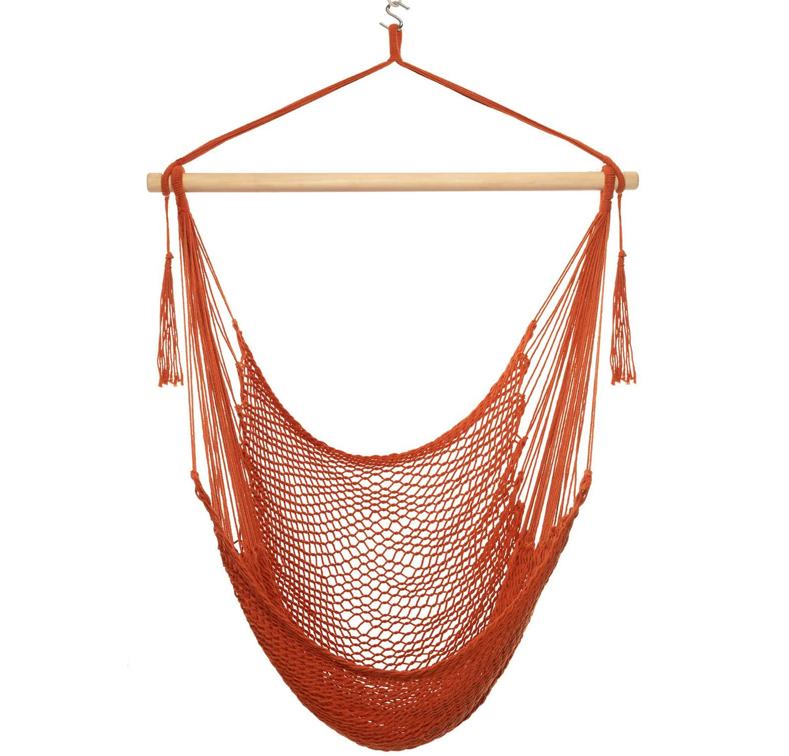 High Quality Cotton Rope Net Hammock Swing Chair for Indoor Outdoor