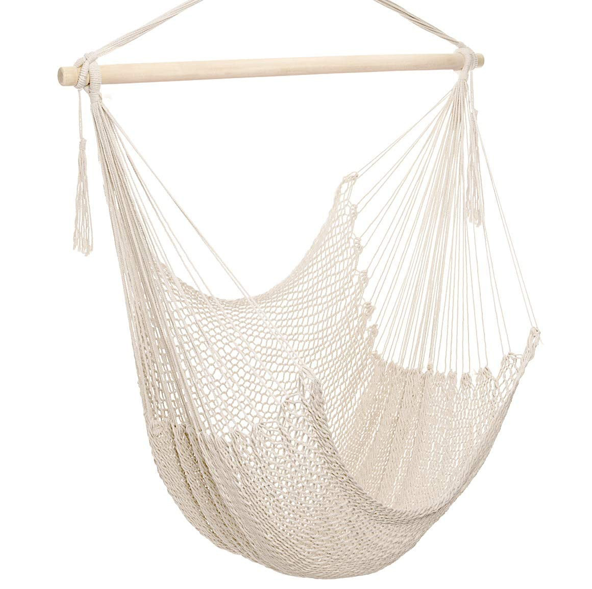 High Quality Cotton Rope Net Hammock Swing Chair for Indoor Outdoor