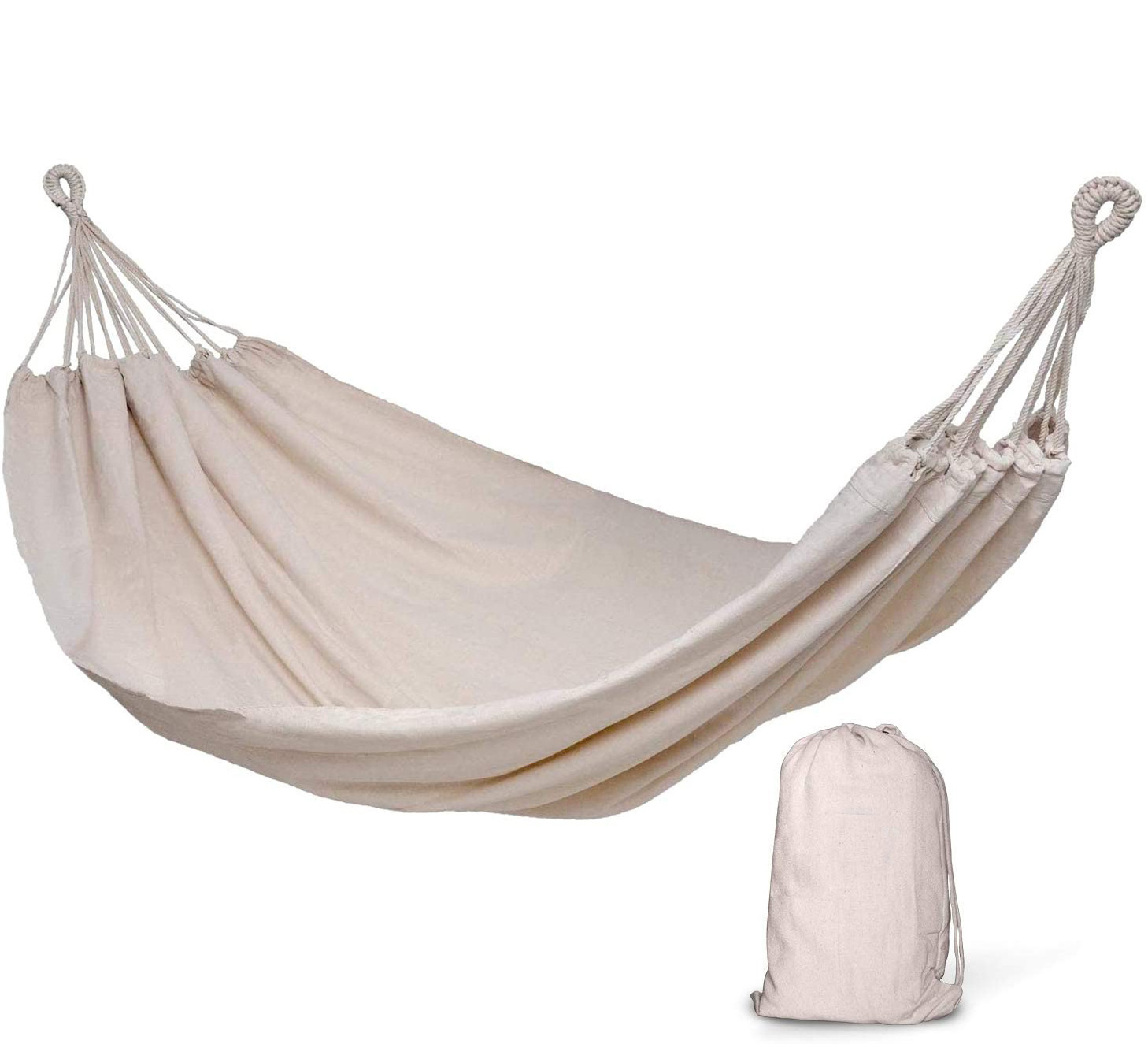 Easy to Operate High toughness Comfortable Cotton Hammock for Porch