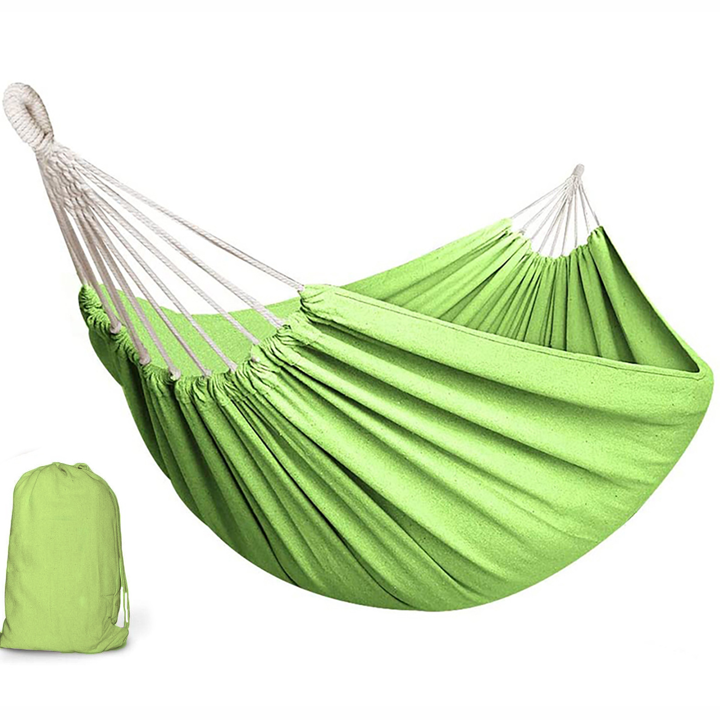 Easy to Operate High toughness Comfortable Cotton Hammock for Porch