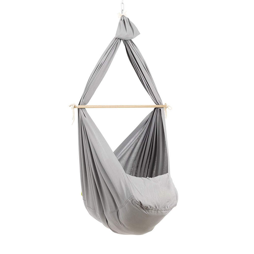 New Design Customized Canvas Baby Swing Hammock with Stuffed Mattress