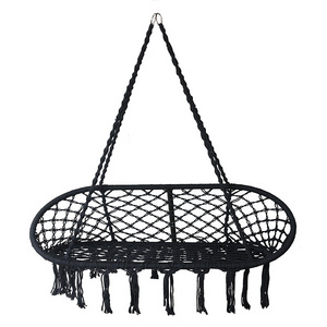 Cotton Large Semi-circular arc patio swings Double swing chair hanging chair