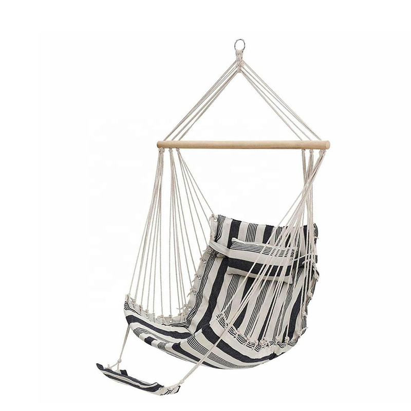 swing chair hammock Patio hammock hanging chair with Foot Rest