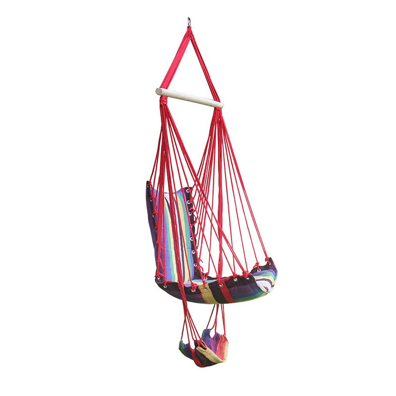 swing chair hammock Patio hammock hanging chair with Foot Rest