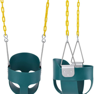 High Back Full Bucket Swings Kids Swing Seat Lovely Snail Toddler Swing Seat