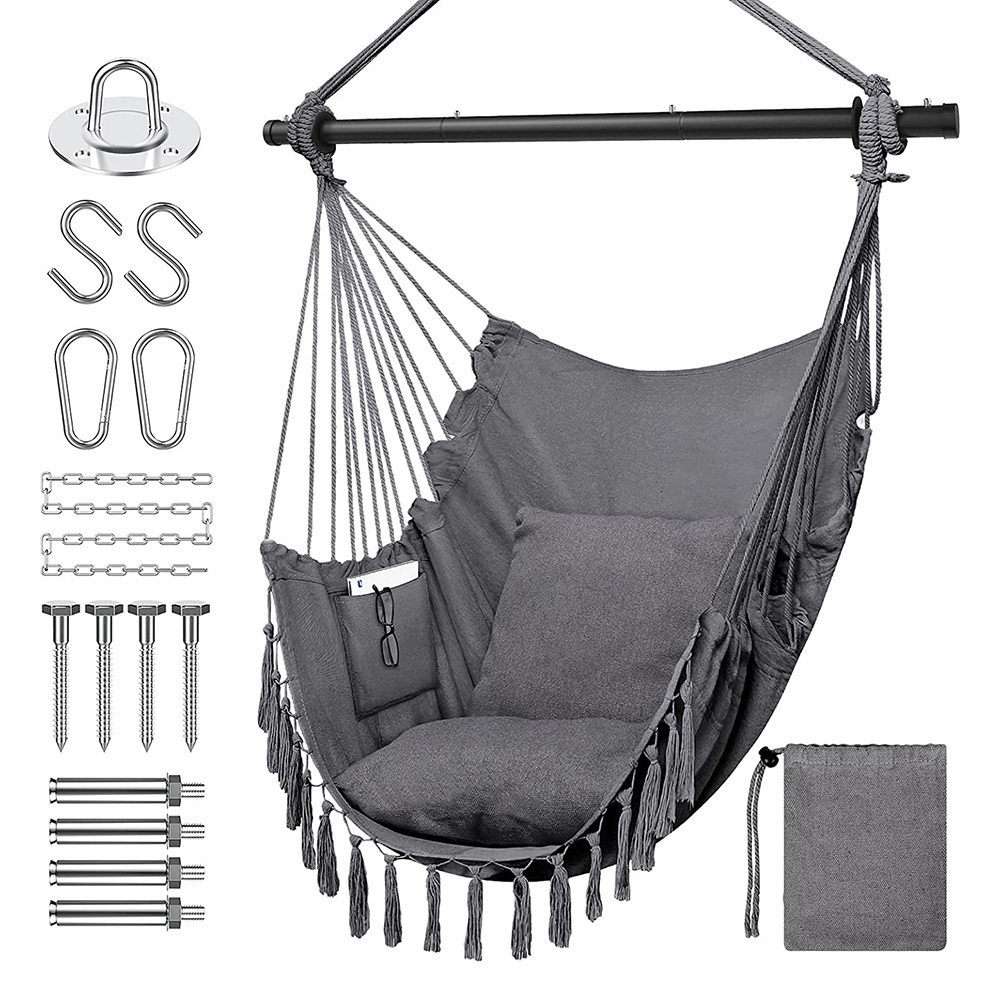 Outdoor Canvas Hammock Swings Hanging Camping Chair