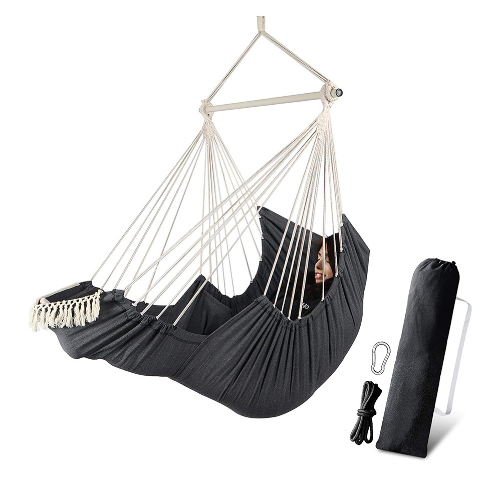 Outdoor Canvas Hammock Swings Hanging Camping Chair