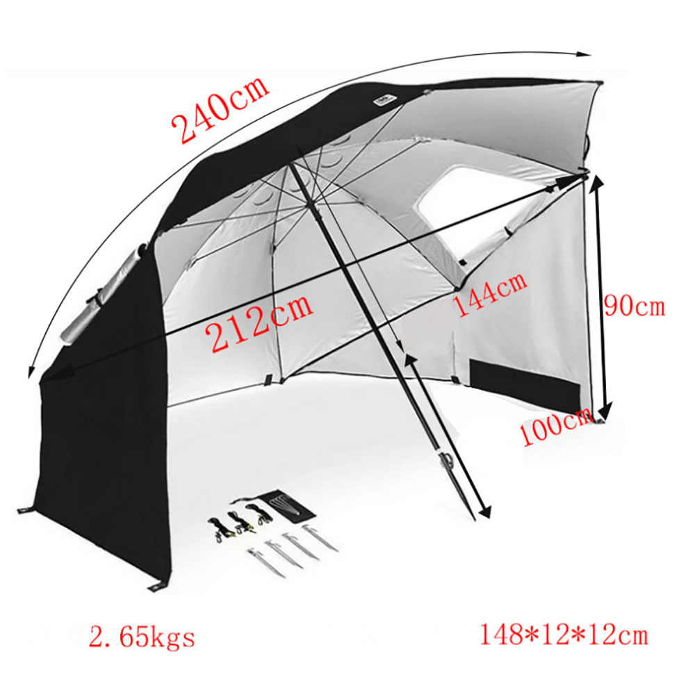 Sport-Brella Waterproof Camping Sun Canopy Shelter Outdoor Beach Umbrella