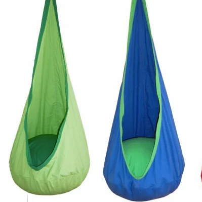 Comfortable Sensory PE Rope Hanging Kids Pod Swing for Outdoor