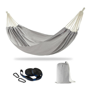 Canvas Hammock Swing 2 Person Double Hammock Chair Parachute Garden Outdoors Canvas Camping Hammocks