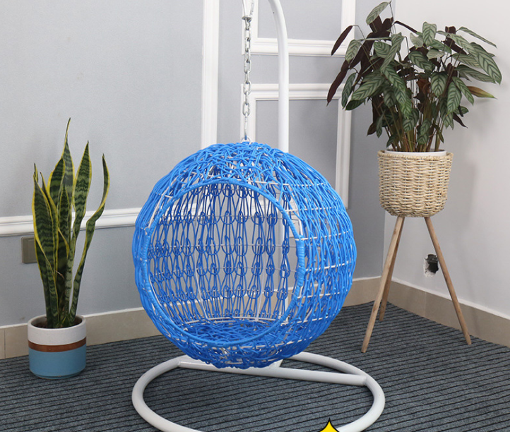 Hanging pet bed Hanging pet bed Hot selling ball shape Indoor Rattan  Hanging pet bed with stand