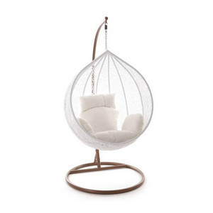 Outdoor Hanging Rattan Egg Leisure Wicker Patio Swing Chair