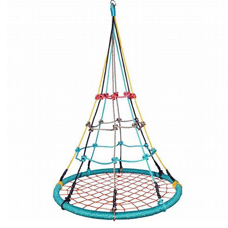 Camping PE Rope Mesh Hanging Swing Chair for Kids