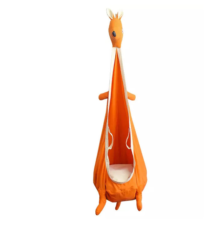 Animal Shape Indoor Hanging Cocoon Kids Hammock Chair Pod Swing for Children