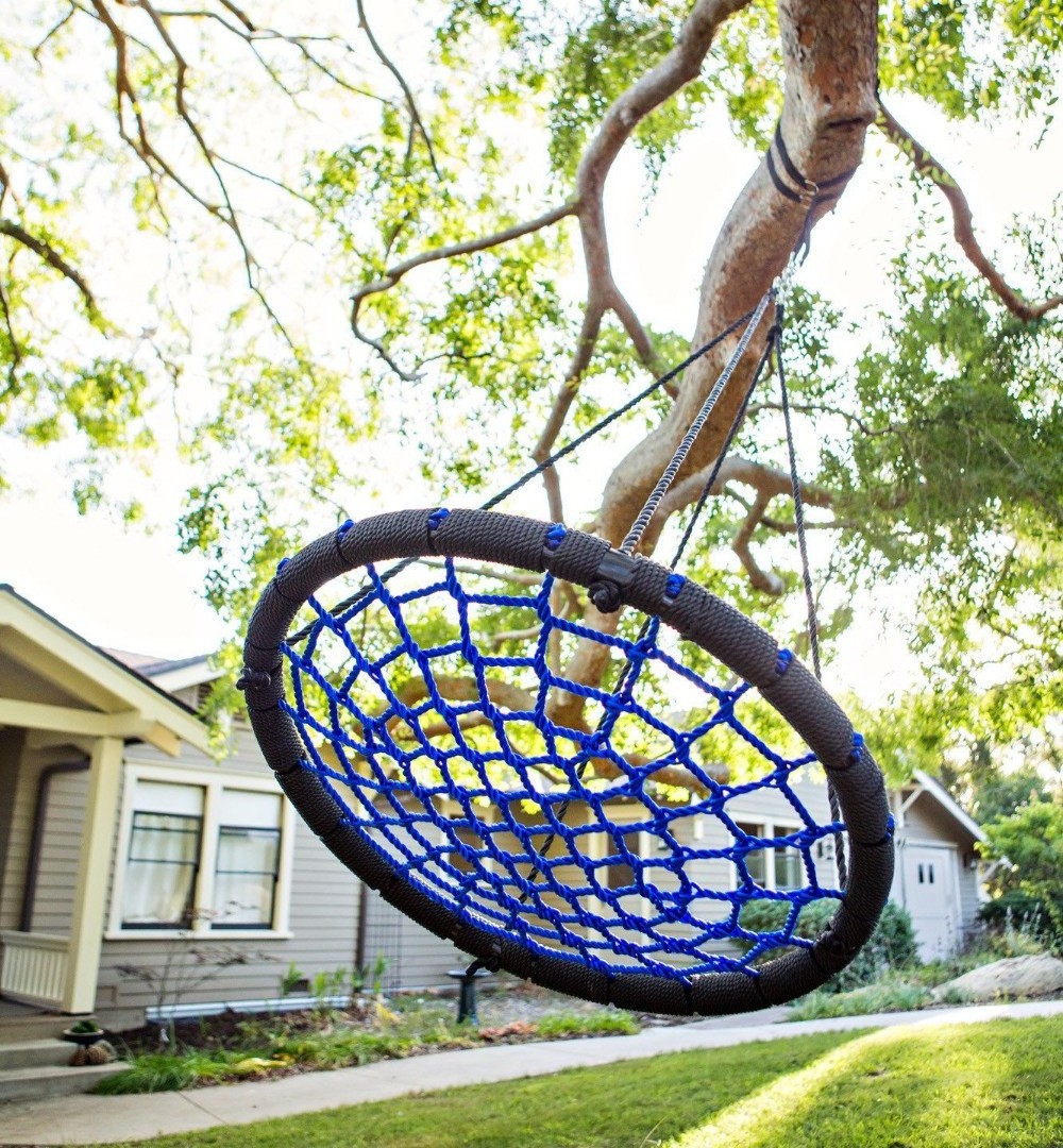 Extra Large Heavy Duty Waterproof Spider Swing for Backyard