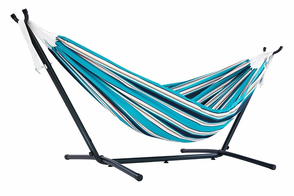 Indoor Folding Hammock With Steel Stand