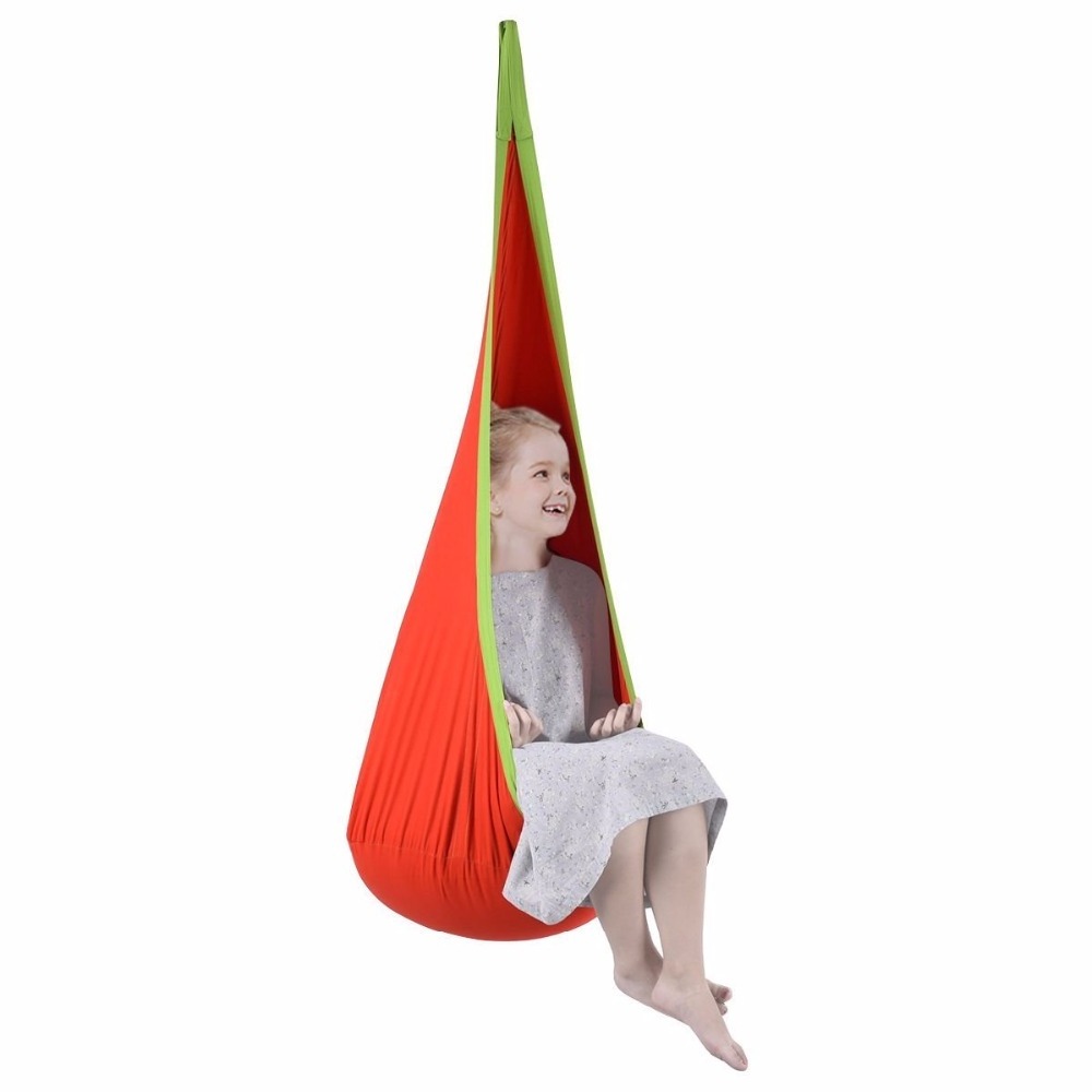 Portable Parachute Hammock Kids Swing Hammock Pod Chair