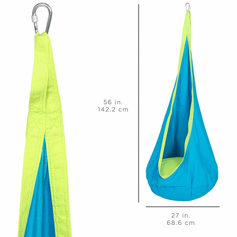 Portable Parachute Hammock Kids Swing Hammock Pod Chair