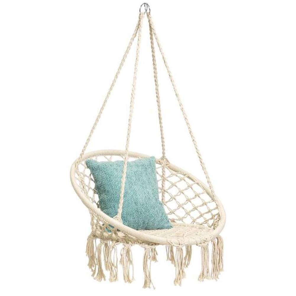 Bohemian Style Bedroom  Macrame Swing Chair