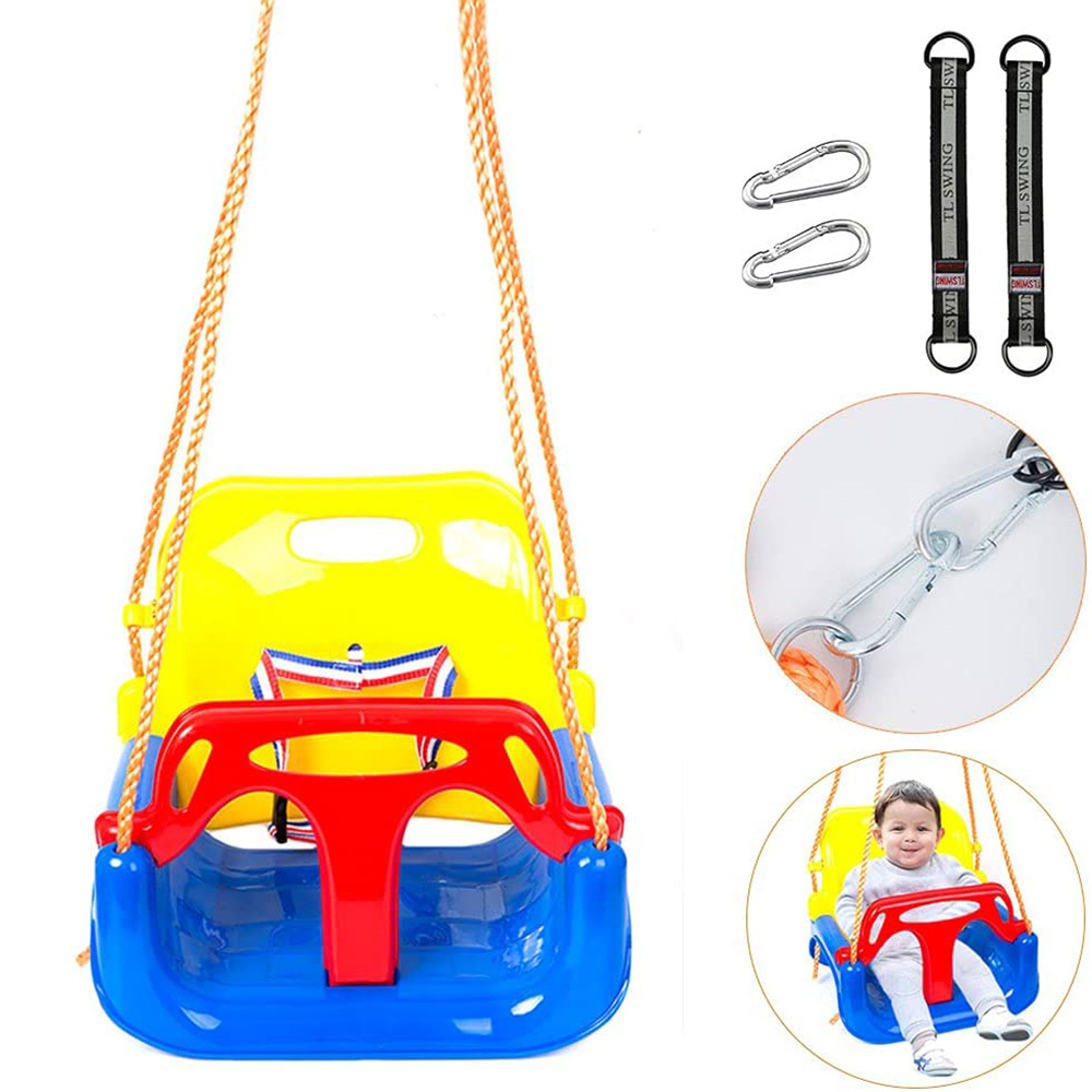 Detachable Hanging baby swing chair Plastic Toddler Swing Seat