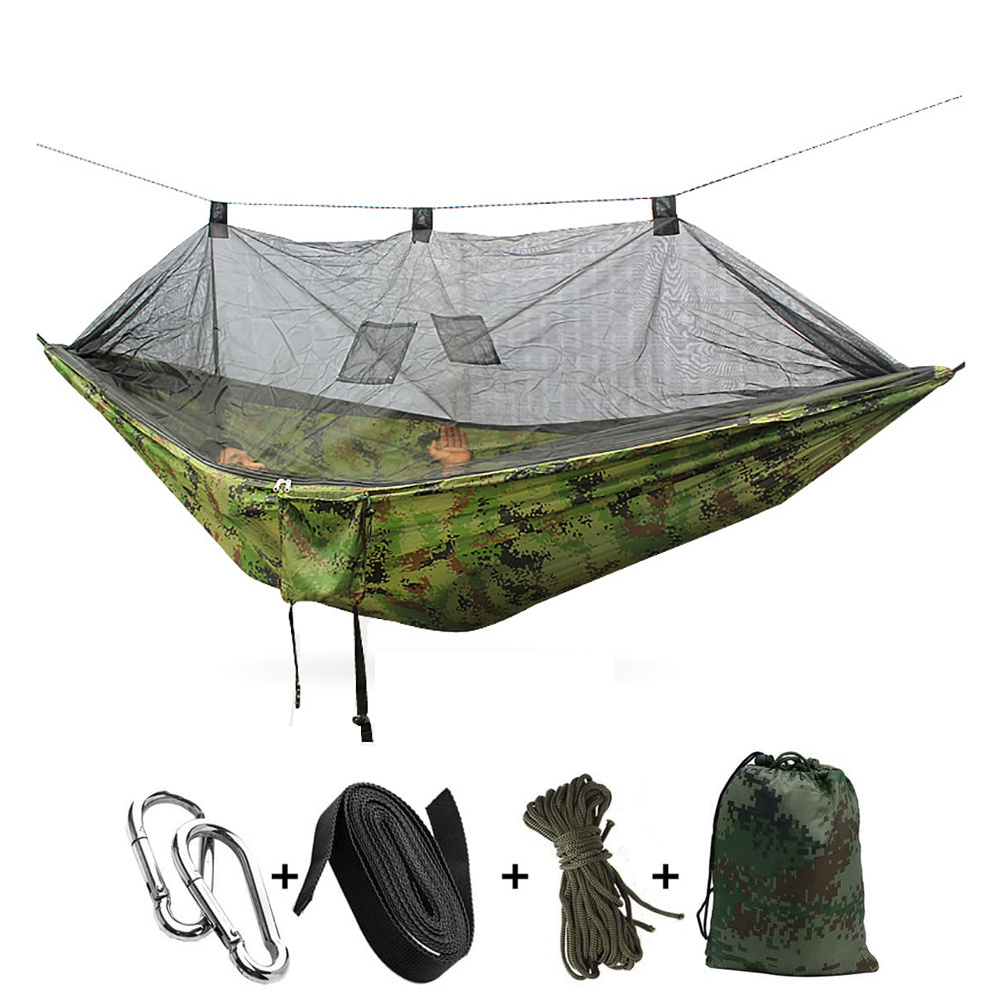 Portable Camping Hammock with Mosquito Net