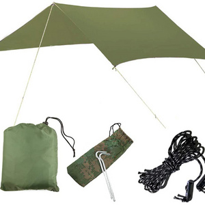 Easily set up Portable Ultralight double camping hammock Canopy rain fly