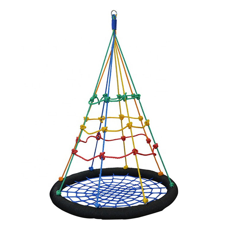 Camping PE Rope Mesh Hanging Swing Chair for Kids